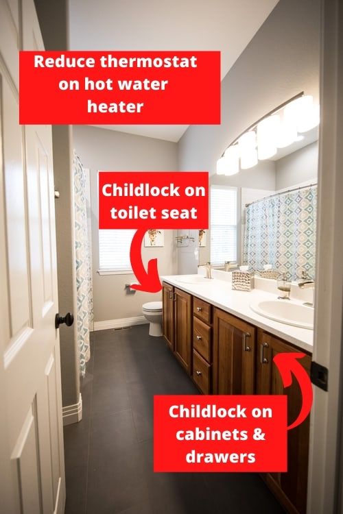 Baby proofing the bathroom checklist 