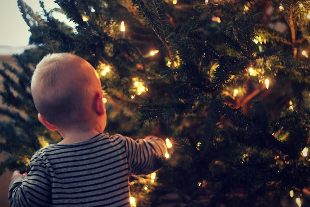 How to baby proof a Christmas tree